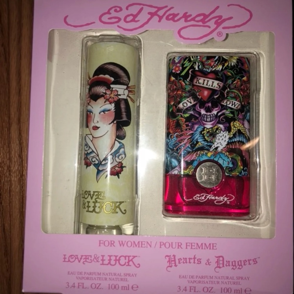 Ed Hardy two bottle 3.4
